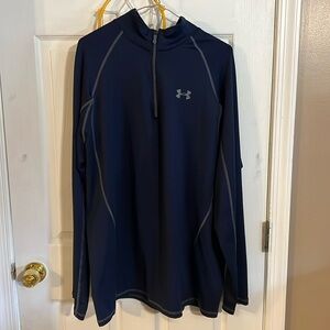 Underarmour Navy Blue Q-Zip (Cold Gear)